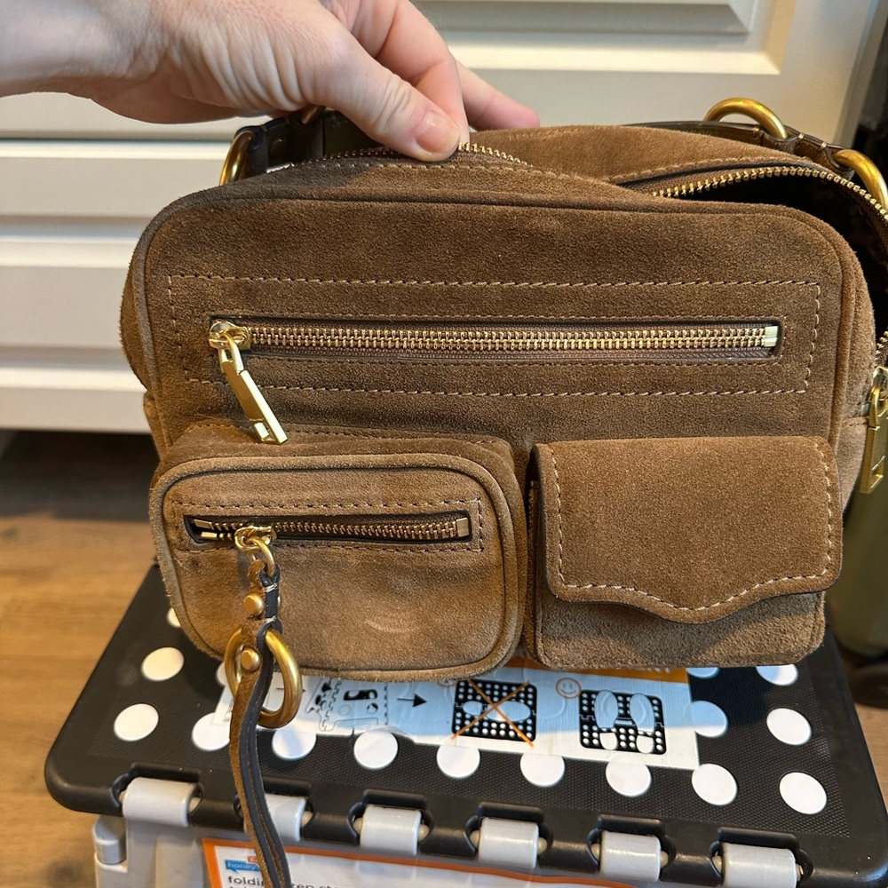 NWOT - Rebecca Minkoff suede bag